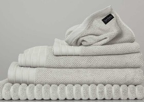 Bemboka Jacquard Hand Towels ( 2 x Dove, , 2 x Ink, 2 x Charcoal )